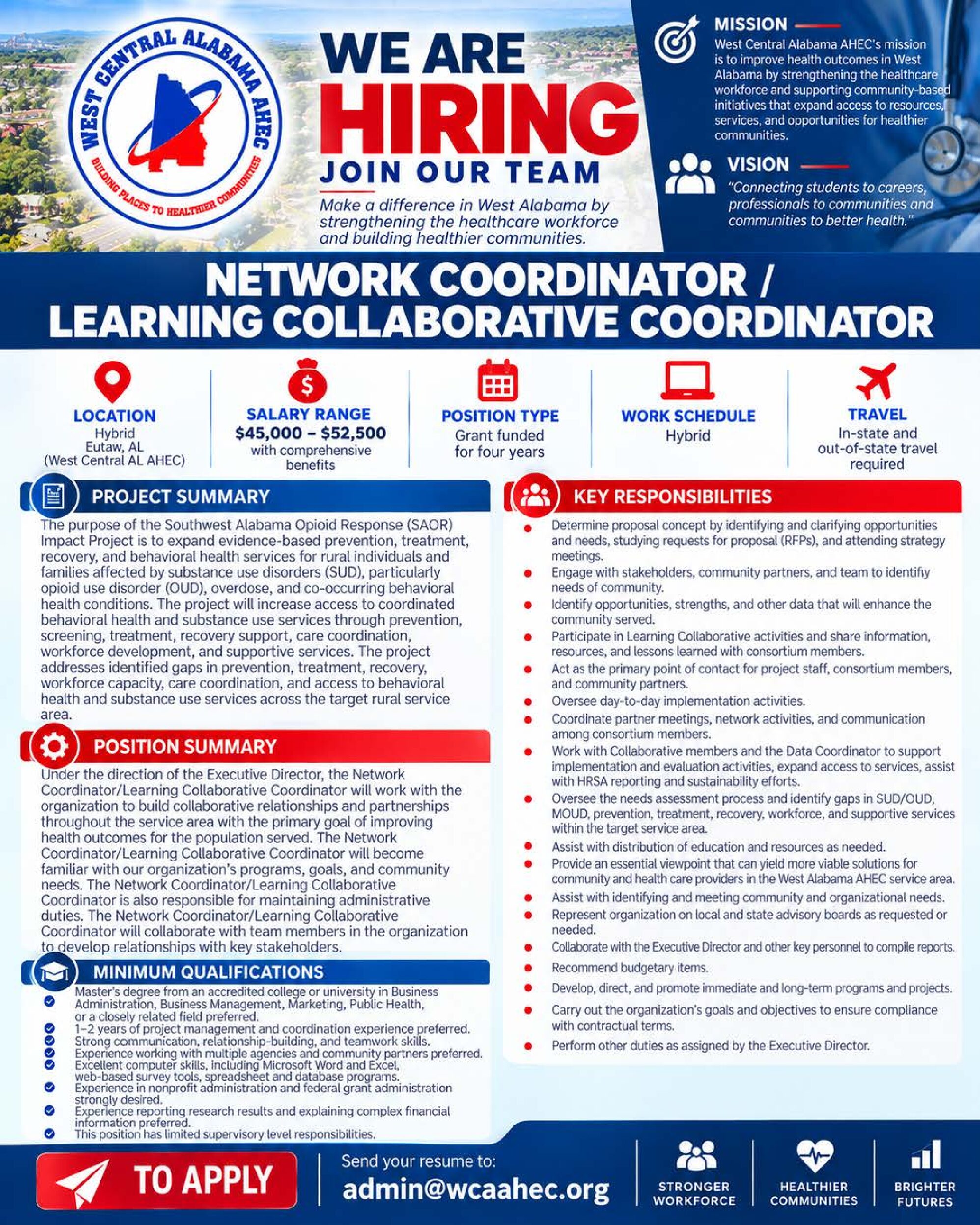 Network and Learning Coordinator Job Flyer (1)